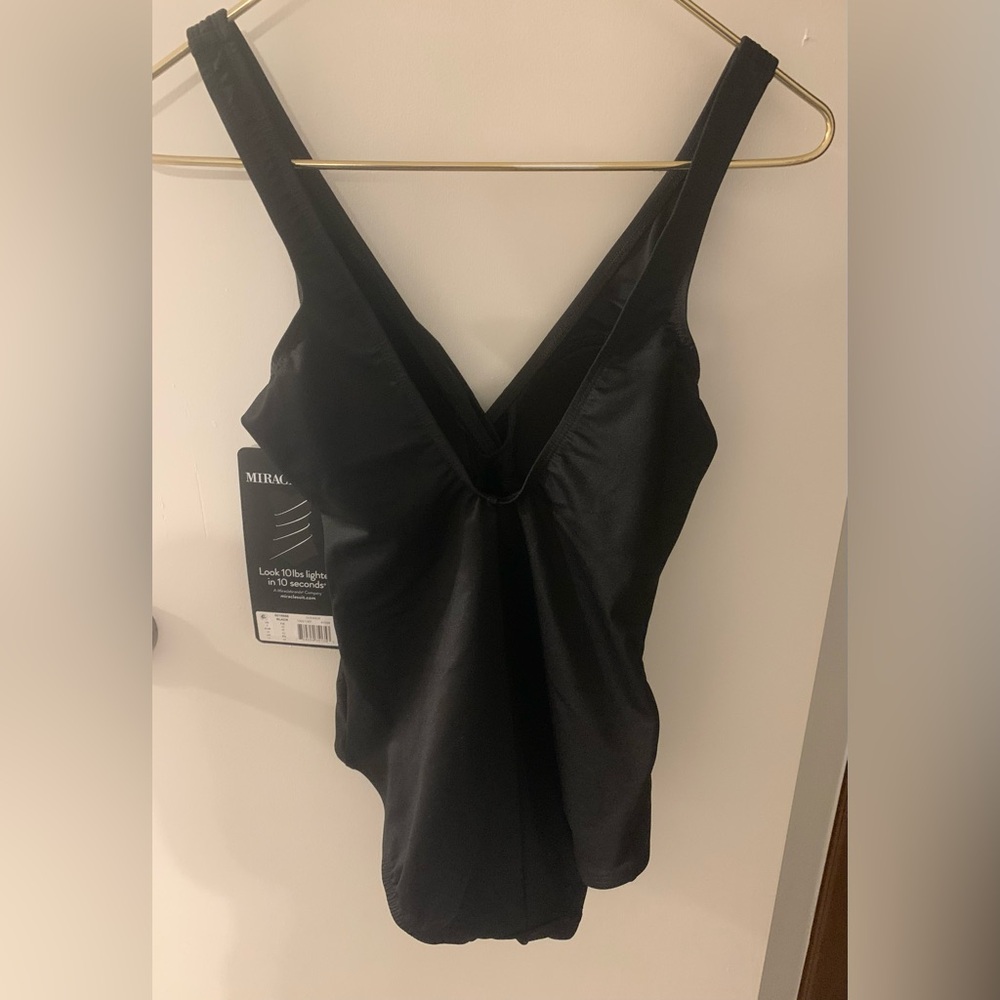 Miraclesuit Elegant Black Swimwear NWT